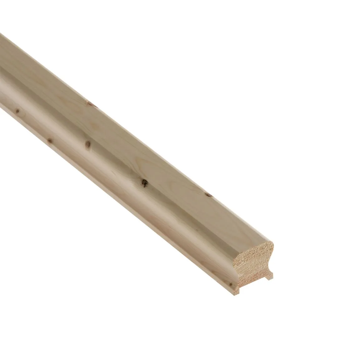 Pine Stair Handrail 56 x 59 x 3600mm 41mm Groove PEFC