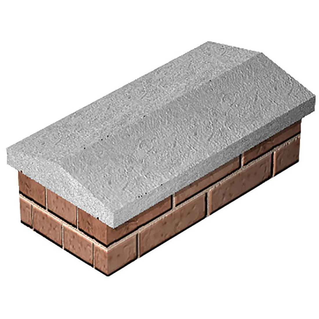 Supreme Twice Weathered Coping Straight Grey 125 x 610mm