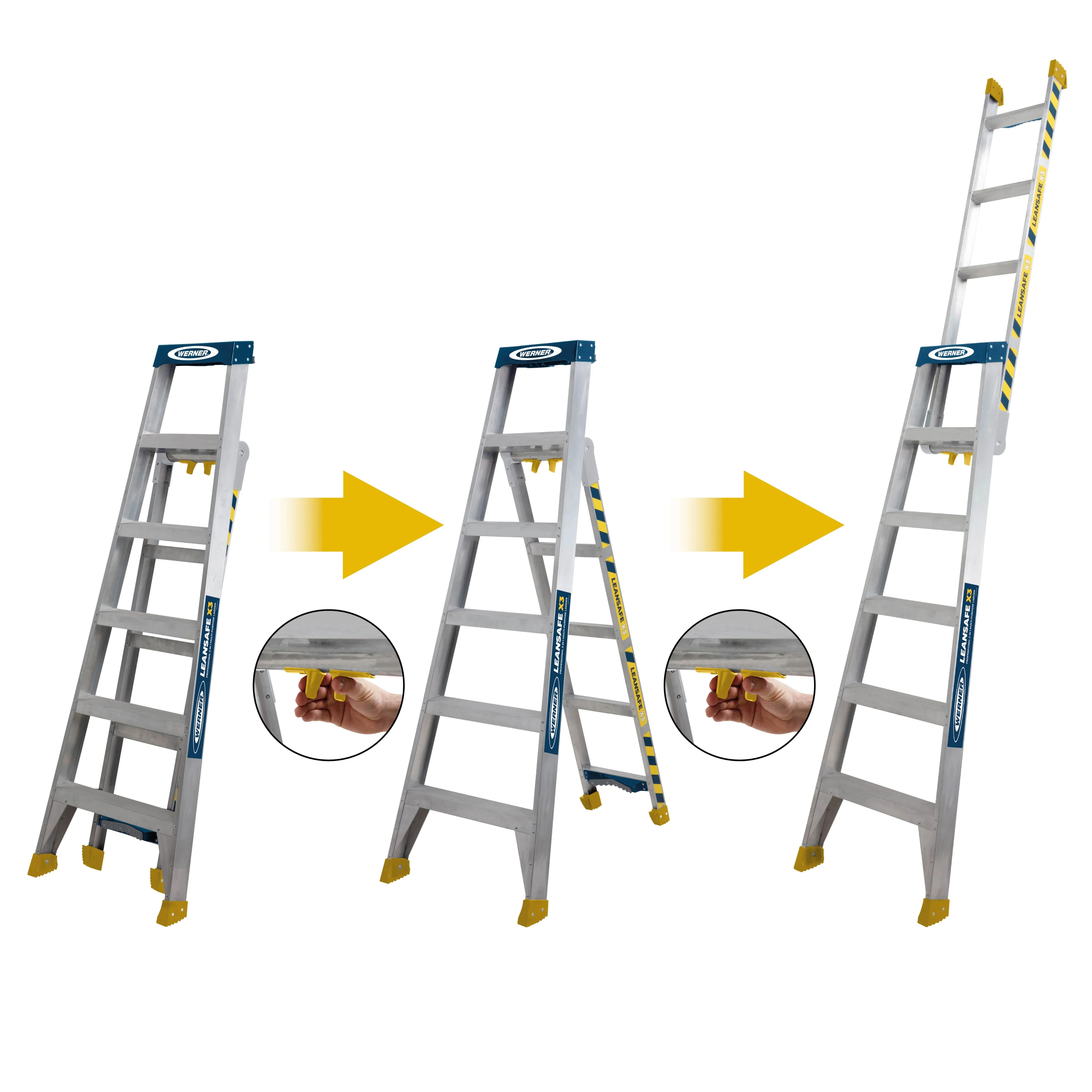 Leansafe X3 3 in 1 Combination Ladder
