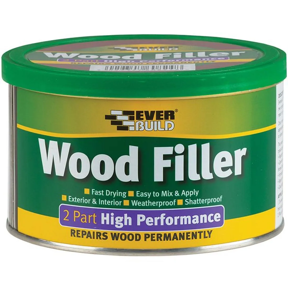 Everbuild 2-Part High-Performance Wood Filler Pine 500g