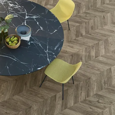 Leyton Chevron Wood Effect Laminate Flooring 1.72m²