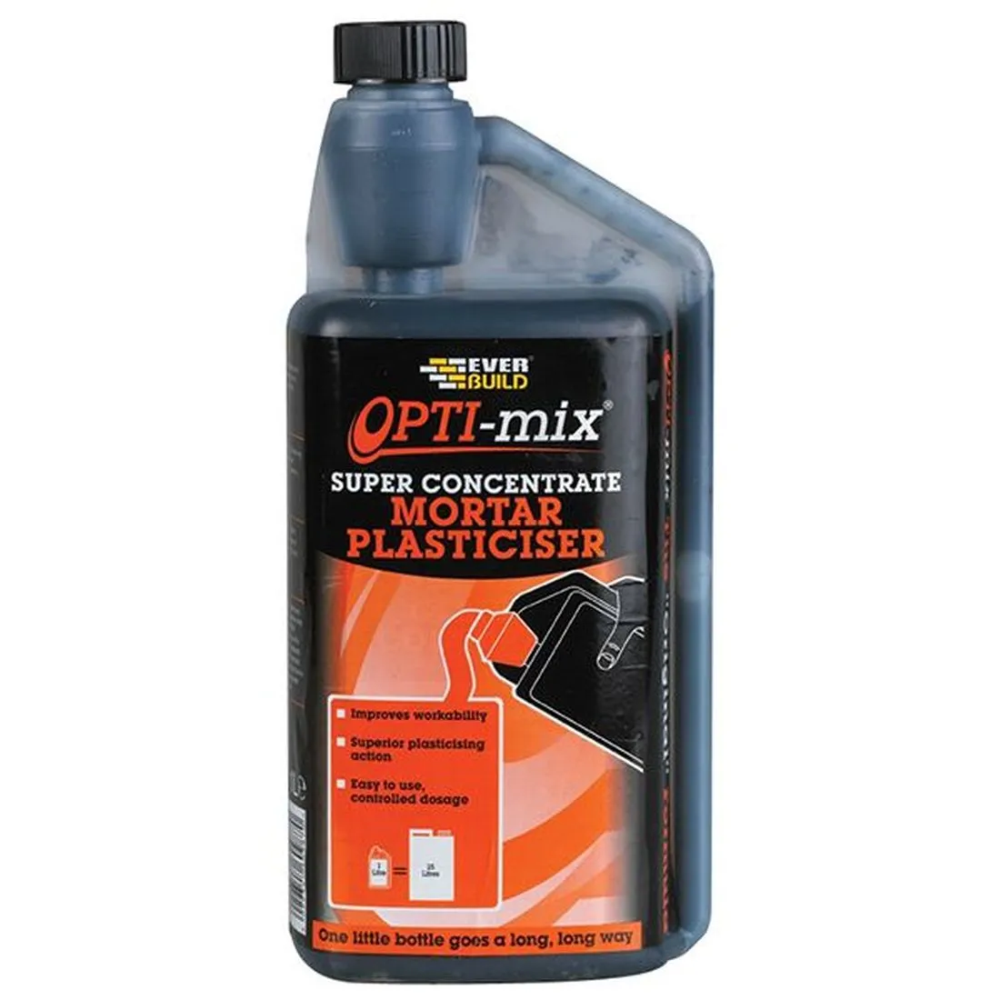 Everbuild Opti-Mix Mortar Plasticiser 1 litre