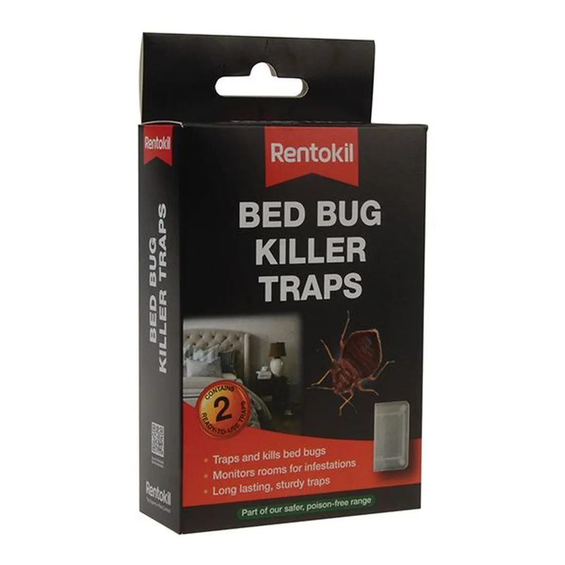 Rentokil BB01 Bed Bug Killer Traps (Twin Pack)