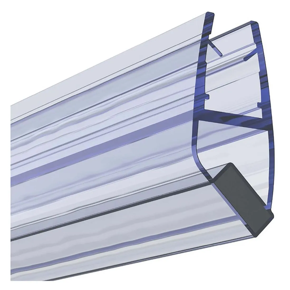 Aqualux Shower Door Seal For Quadrant Enclosures 8Mm X 2M
