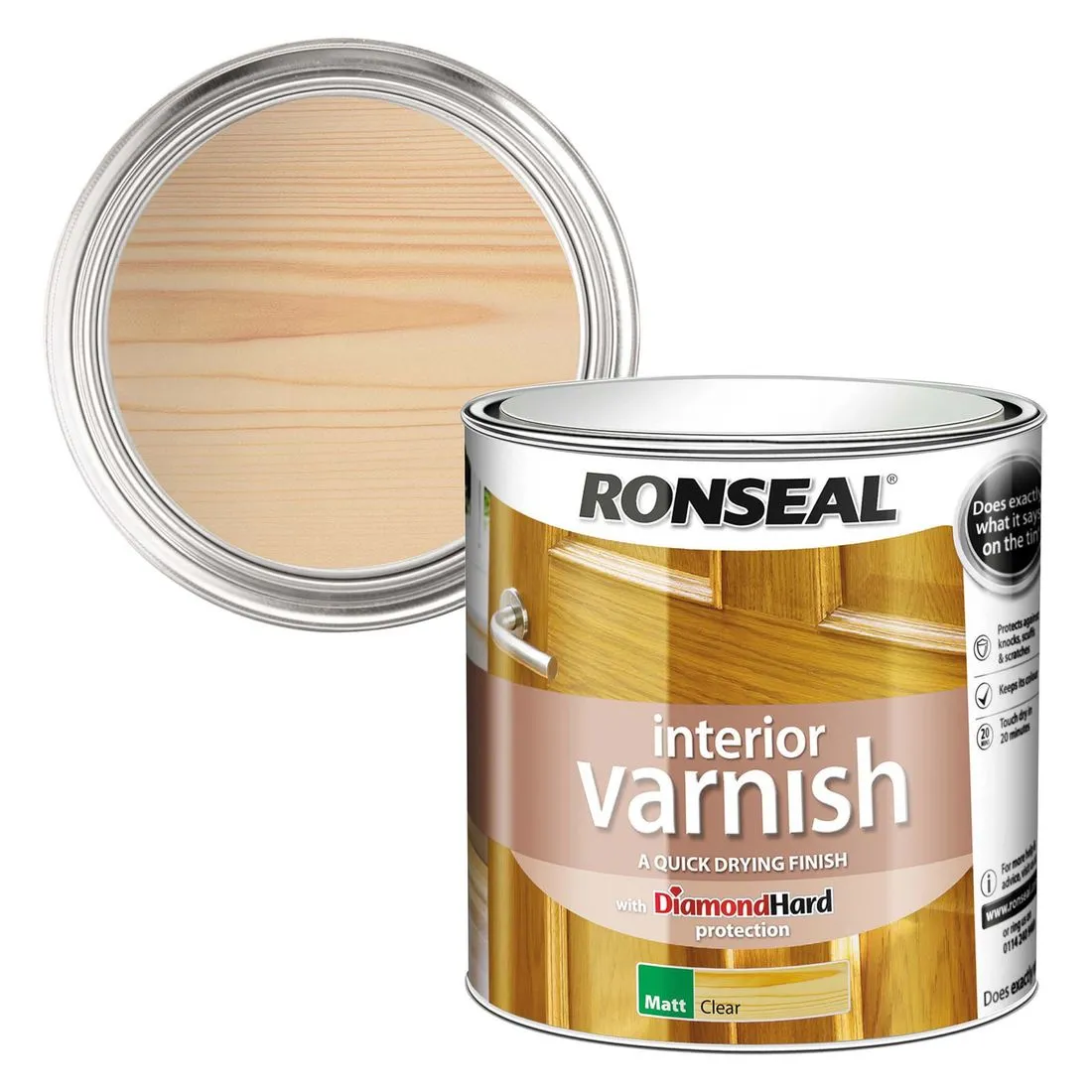 Ronseal Interior Varnish Clear Matt 750ml