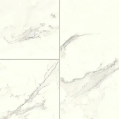 Elegance White Marble Tile Effect Laminate Flooring 2.53m²