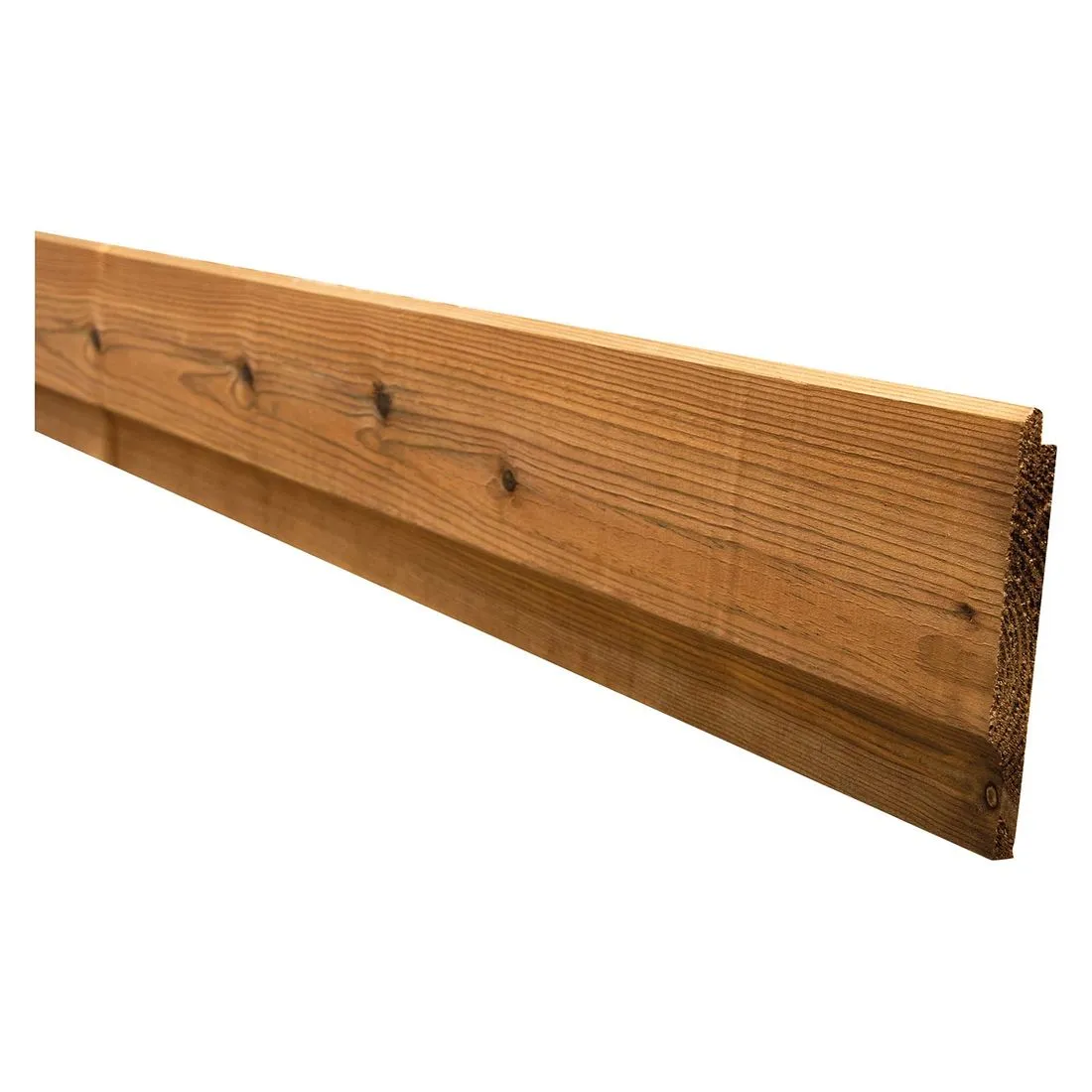 Treated Brown Shiplap Cladding 125 x 19mm 5in x 3/4in NOM PEFC