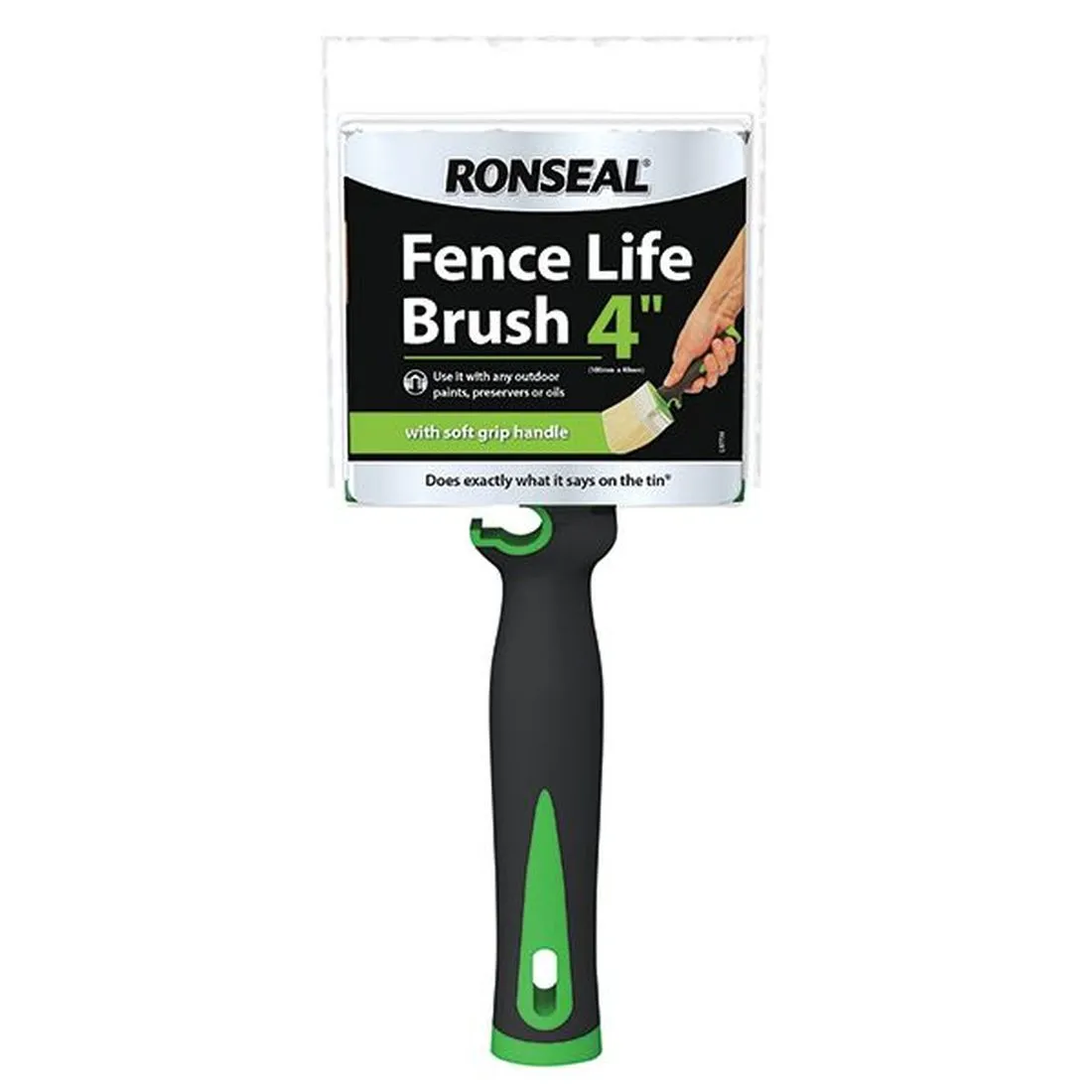 Ronseal Soft Grip Fence Life Brush 100 x 40mm
