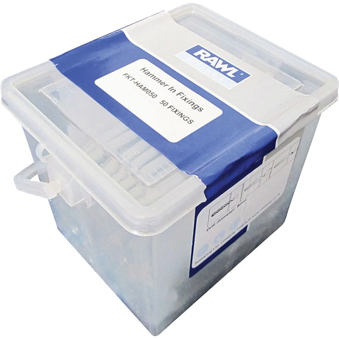 Rawlplug Hammer Fixers 8 x 100mm Pack of 50