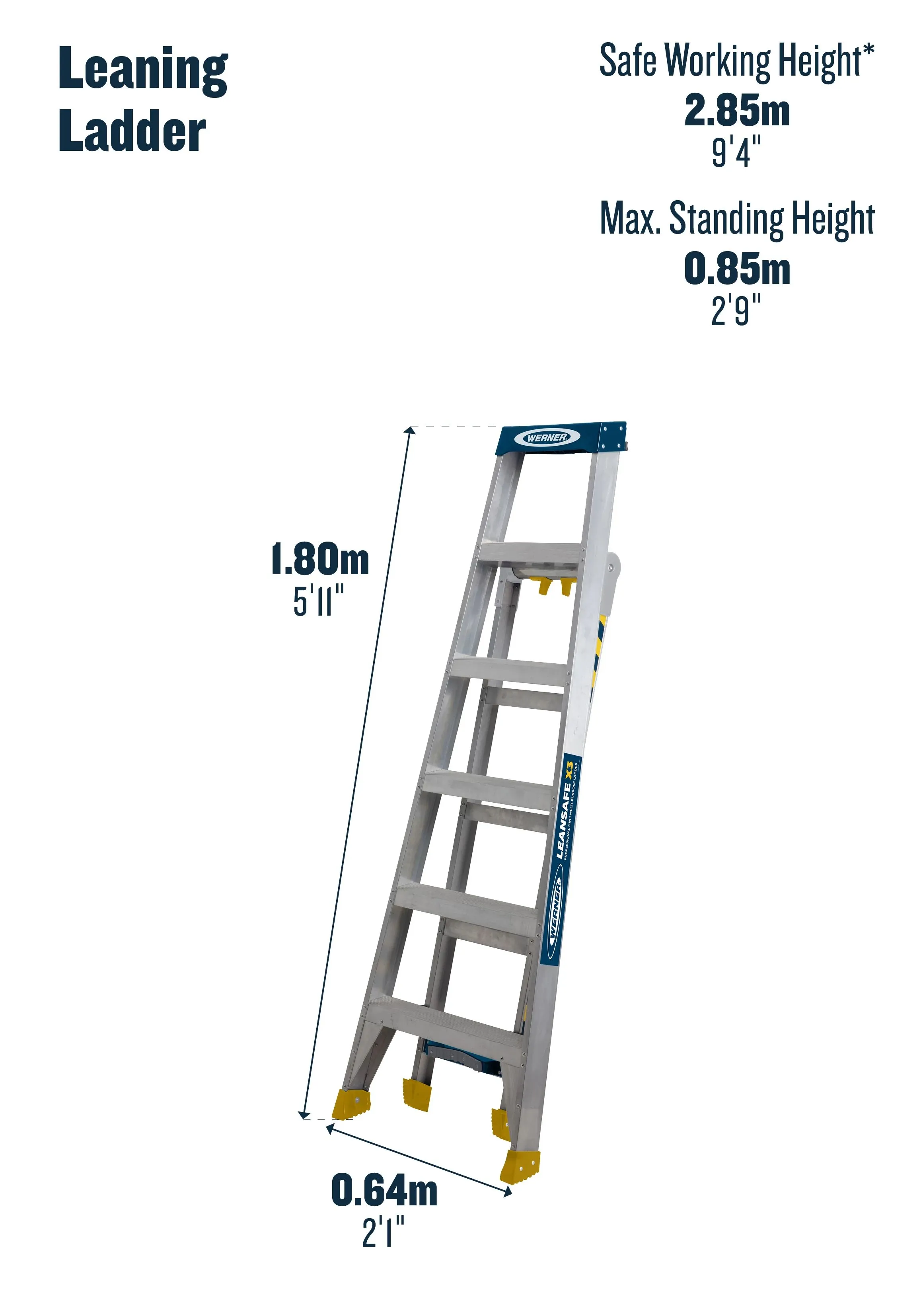 Leansafe X3 3 in 1 Combination Ladder