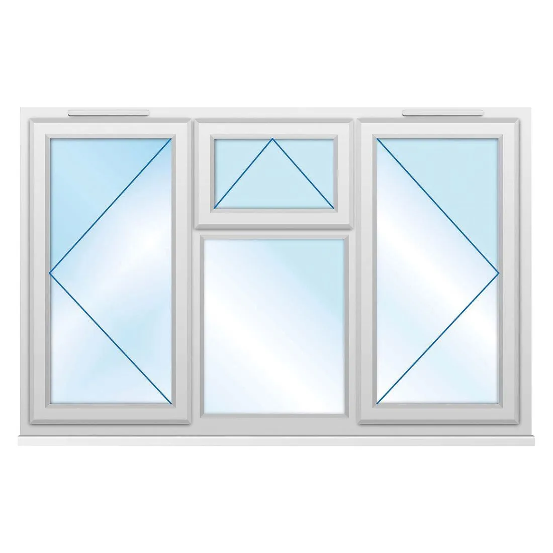 uPVC Window Clear Glazed 1770 x 1040mm